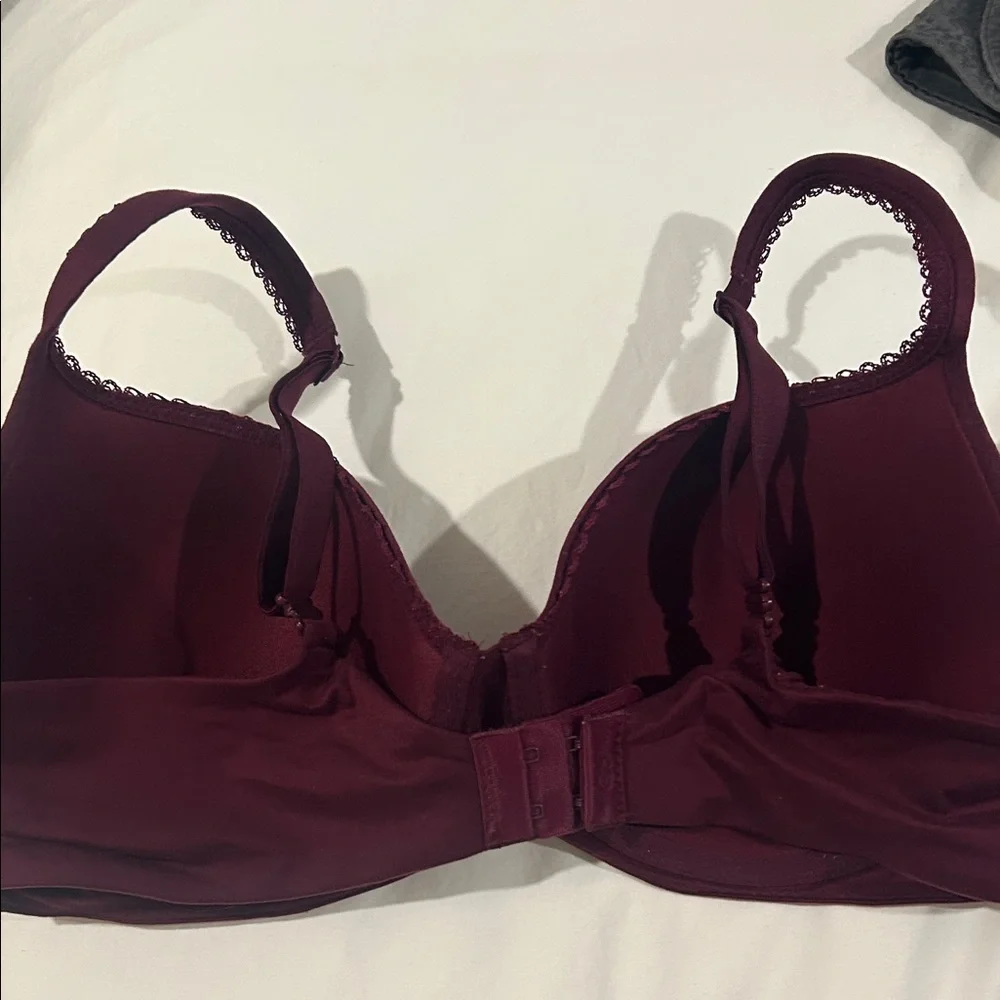 Maroon body by Victoria lined Demi bra 36D - Picture 4 of 5